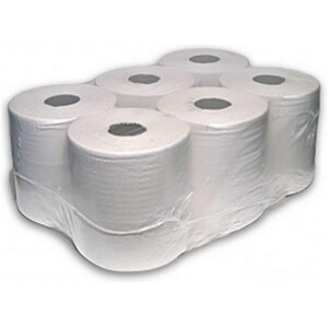 Centre Feed Roll White (Pack of 6)
