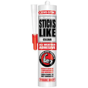 Evo-Stik Sticks Like All Weather Clear Adhesive