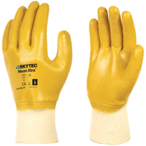 Gloves Sure Grip Yellow Fully Coated