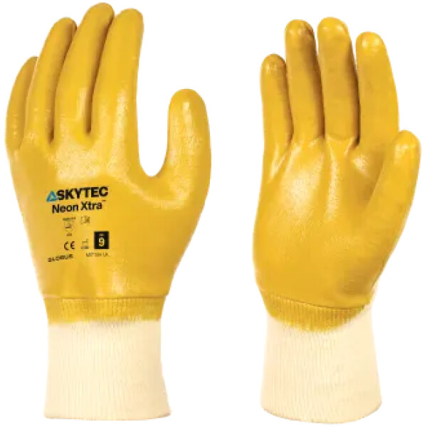 Gloves Sure Grip Yellow Fully Coated