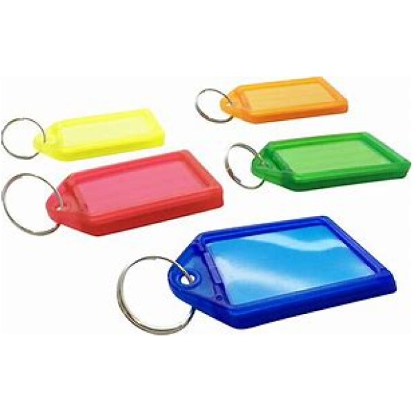 Key Tag Plastic Large