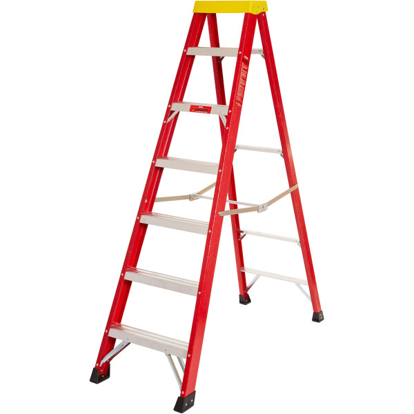Ladder Steps 6 Tread Fibreglass EN131