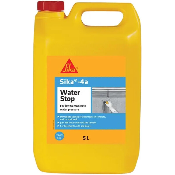 Sika 4A Water Stop Rapid Setting Cement Additive