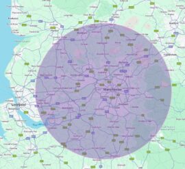 Ashtons Delivery Map