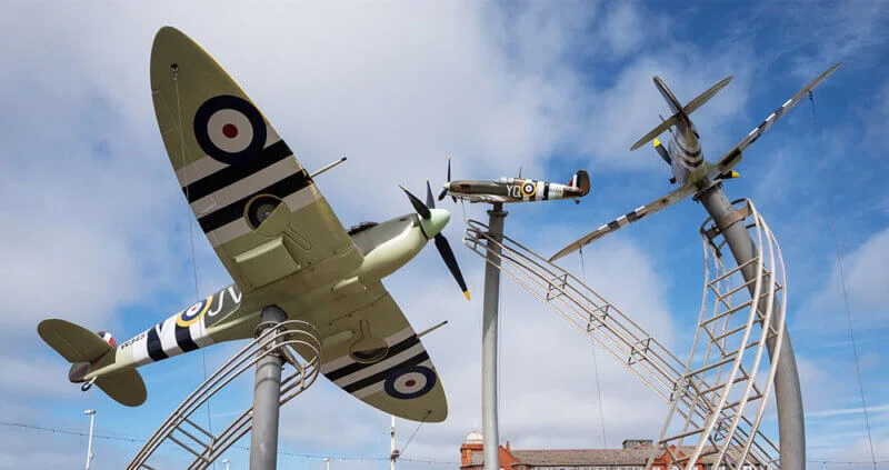 Spitfire Tribute at Gynn Roundabout