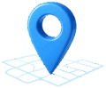 3D Blue Pin 3D Blue Pin