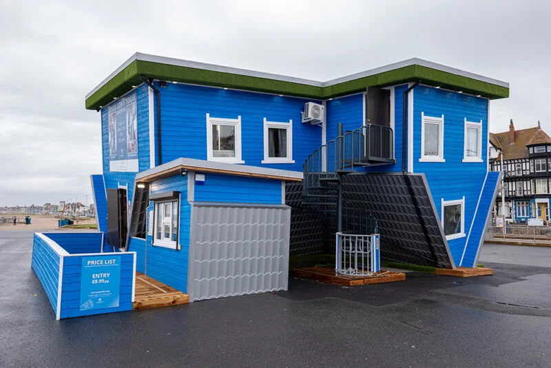 Upside Down House Opens on Blackpool Prom
